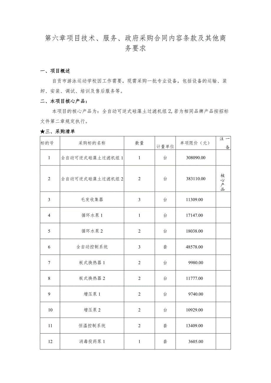 第六章项目技术、服务、政府采购合同内容条款及其他商务要求.docx_第1页