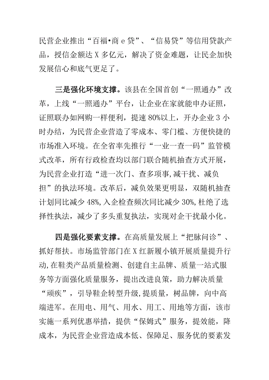 X县促进民营经济发展壮大工作新亮点.docx_第2页