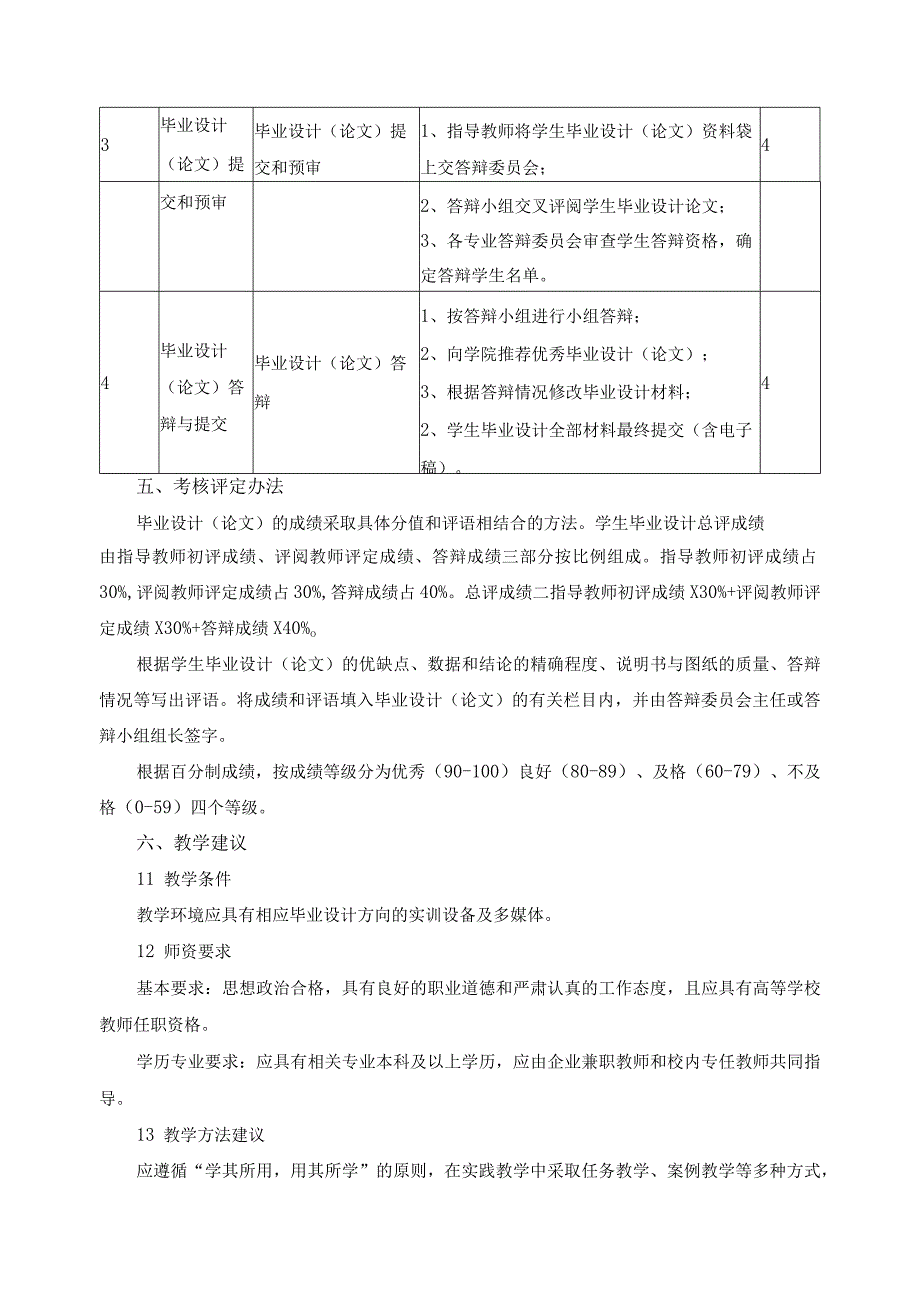 《机械制造与制动化毕业设计》课程标准.docx_第3页