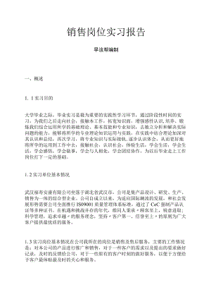 销售岗位实习报告.docx