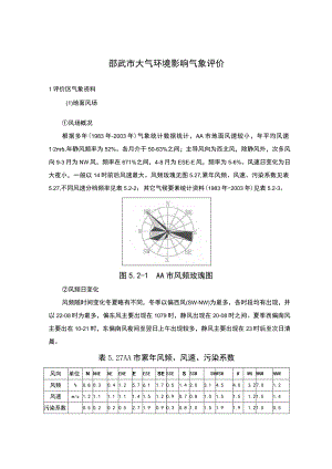 邵武市大气环境影响气象评价.docx