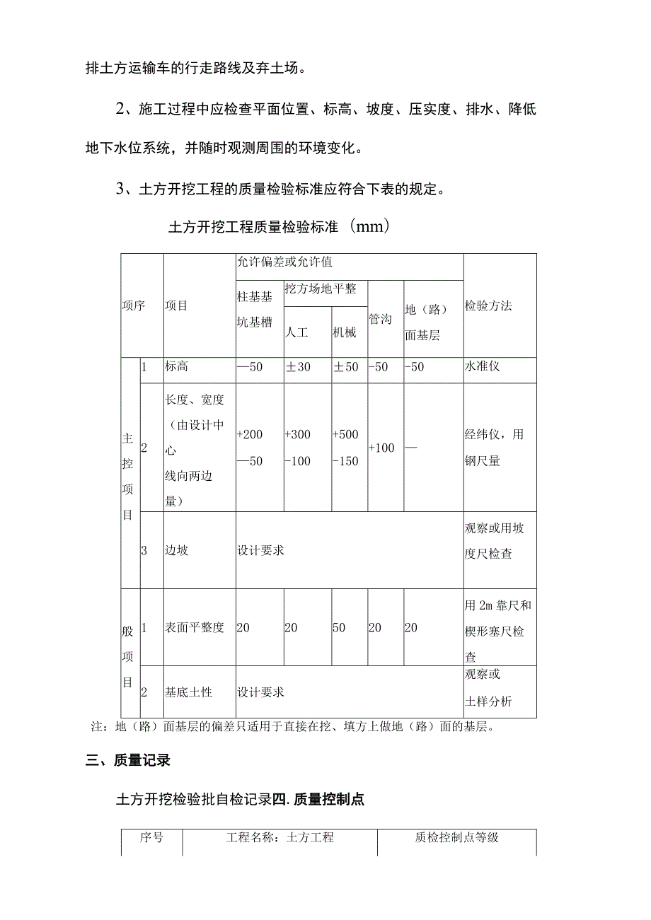 土方开挖工程质量标准.docx_第2页