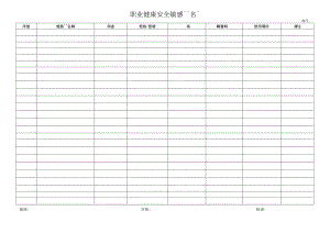 职业健康安全敏感设备名录.docx