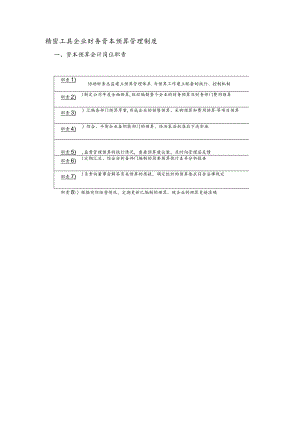 精密工具企业财务资本预算管理制度.docx