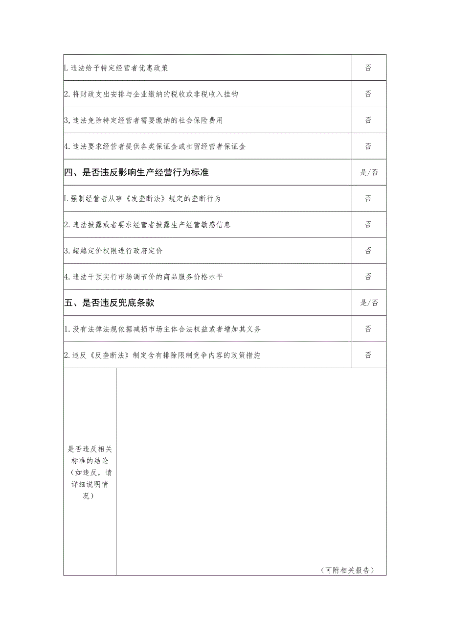 湛江市市级示范性就业扶贫基地认定管理暂行办法公平竞争审查表.docx_第3页