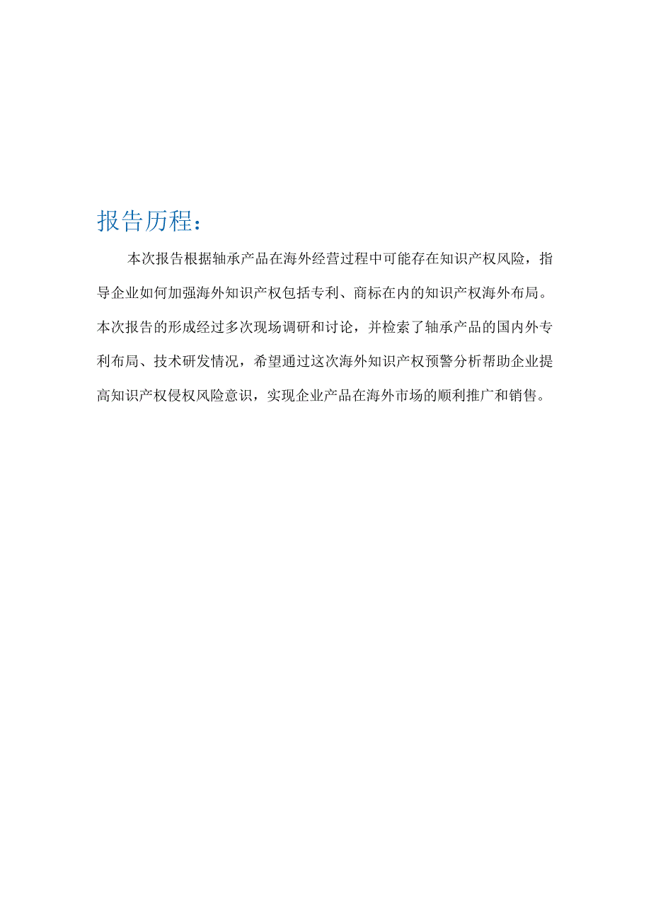 轴承产品企业海外知识产权预警分析报告.docx_第2页