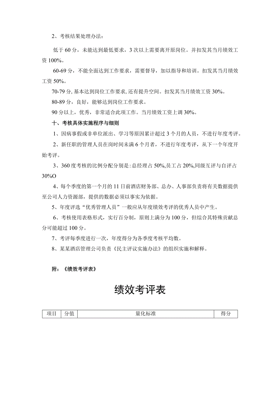 酒店中层管理人员绩效考核办法（暂行稿）.docx_第3页