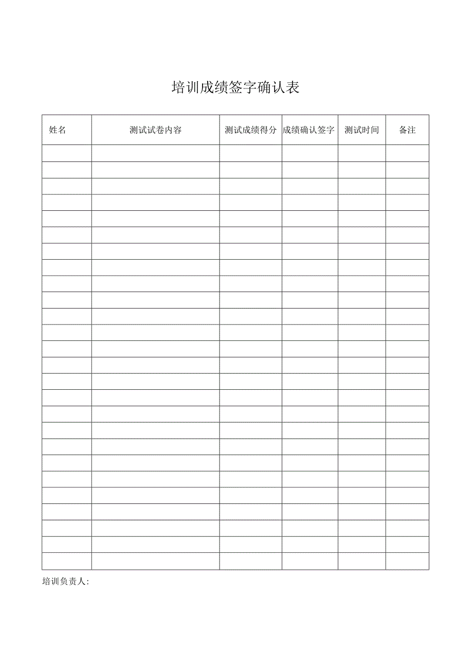培训成绩表.docx_第1页
