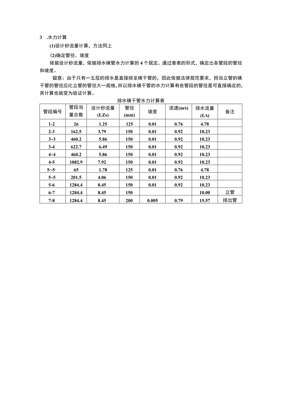 排水系统水力计算例题.docx_第2页