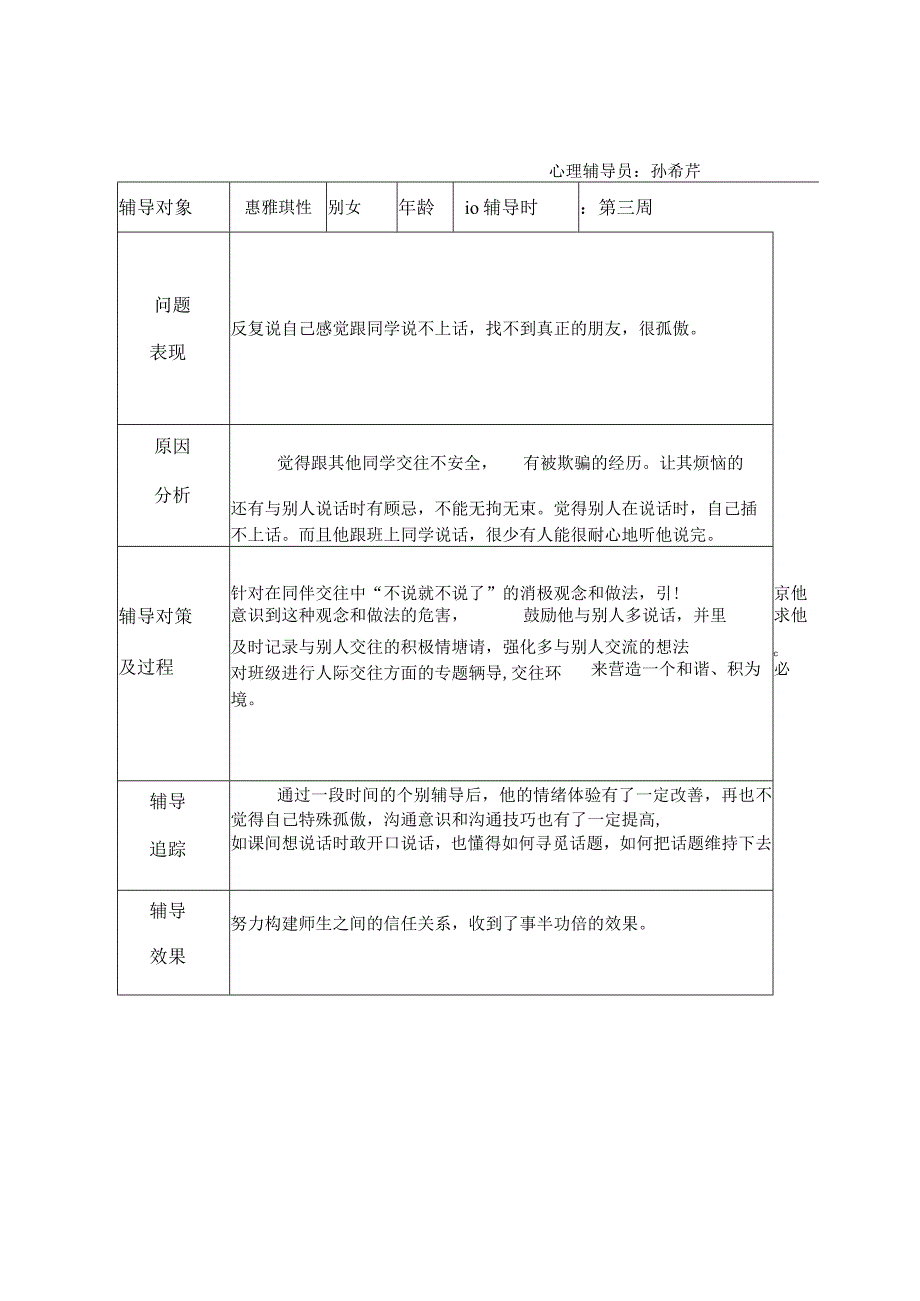 学生心理健康教育个案辅导记录表(孙2).docx_第3页