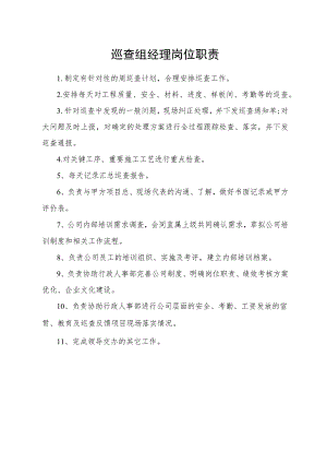 巡查组经理岗位职责.docx