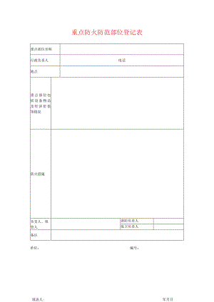 重-点-防-火-防-范-部-位-登-记-表.docx