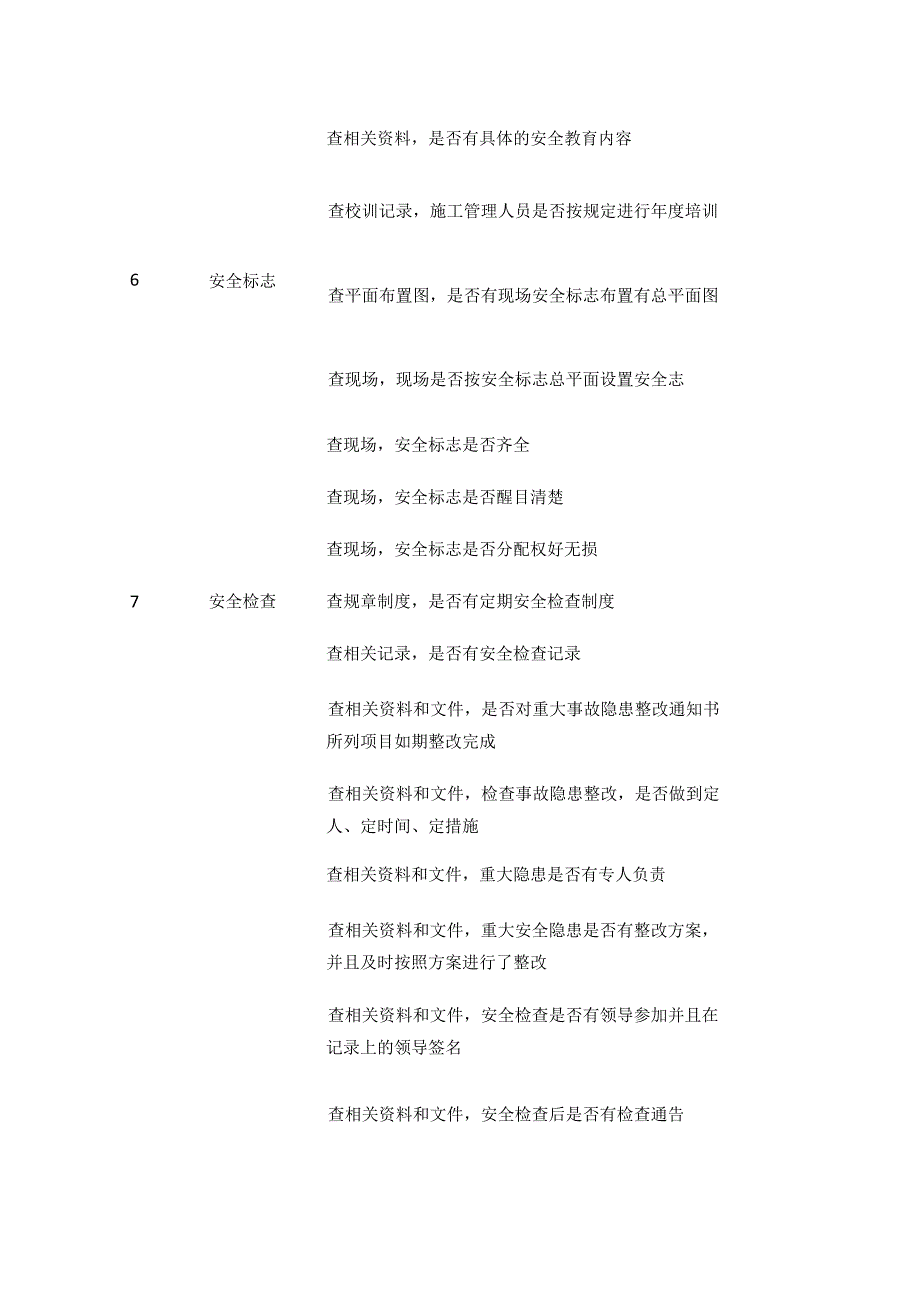 综合安全管理检查表等 建筑类安全检查表汇编(全).docx_第3页