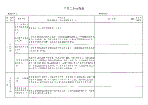 消防工作检查表.docx