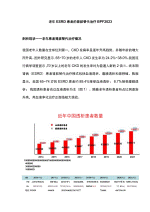 老年ESRD患者的肾脏替代治疗BPF 2023.docx