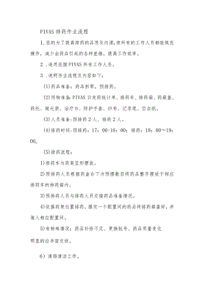 PIVAS排药作业流程.docx