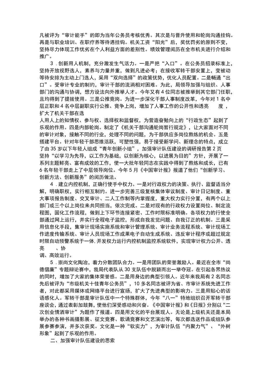 加强审计队伍建设的调研报告.docx_第2页