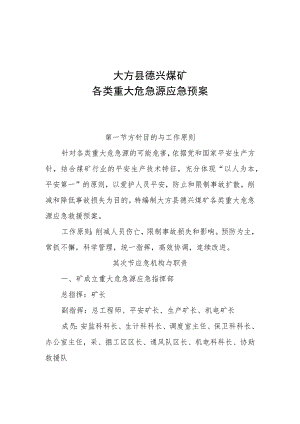 各类重大危险源应急预案.docx