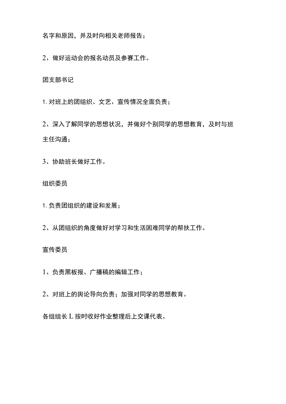 初中班集体组织（班干部职务、权利、责任）(全).docx_第3页