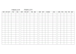 科室病人输液记录单.docx