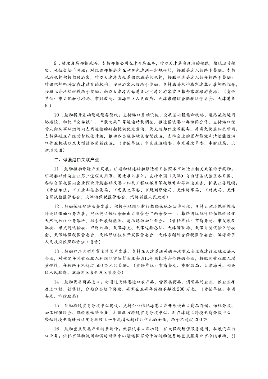 《天津市促进港产城高质量融合发展政策措施》及政策措施实施细则汇编.docx_第2页