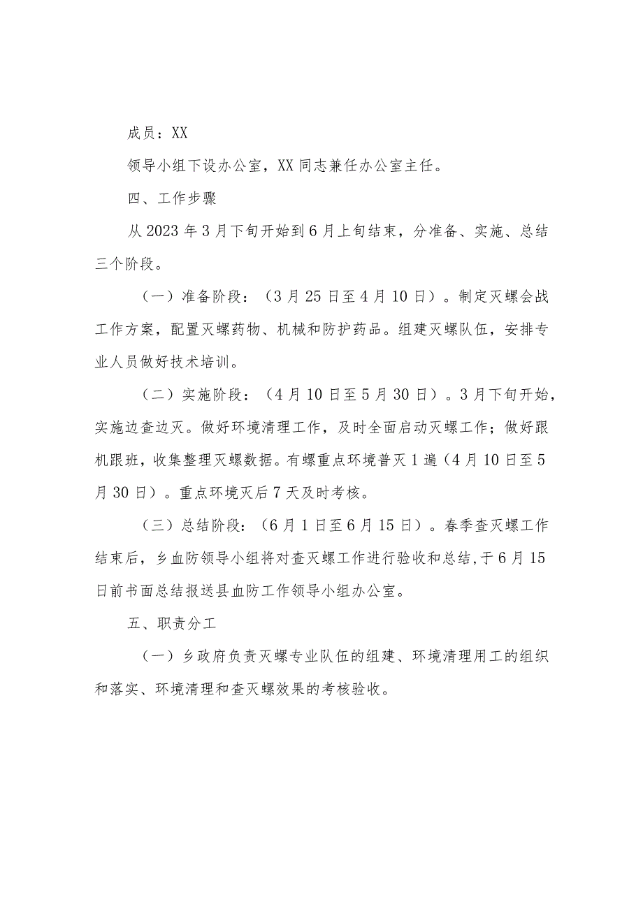 XX乡2023年春季查灭螺会战工作方案.docx_第2页