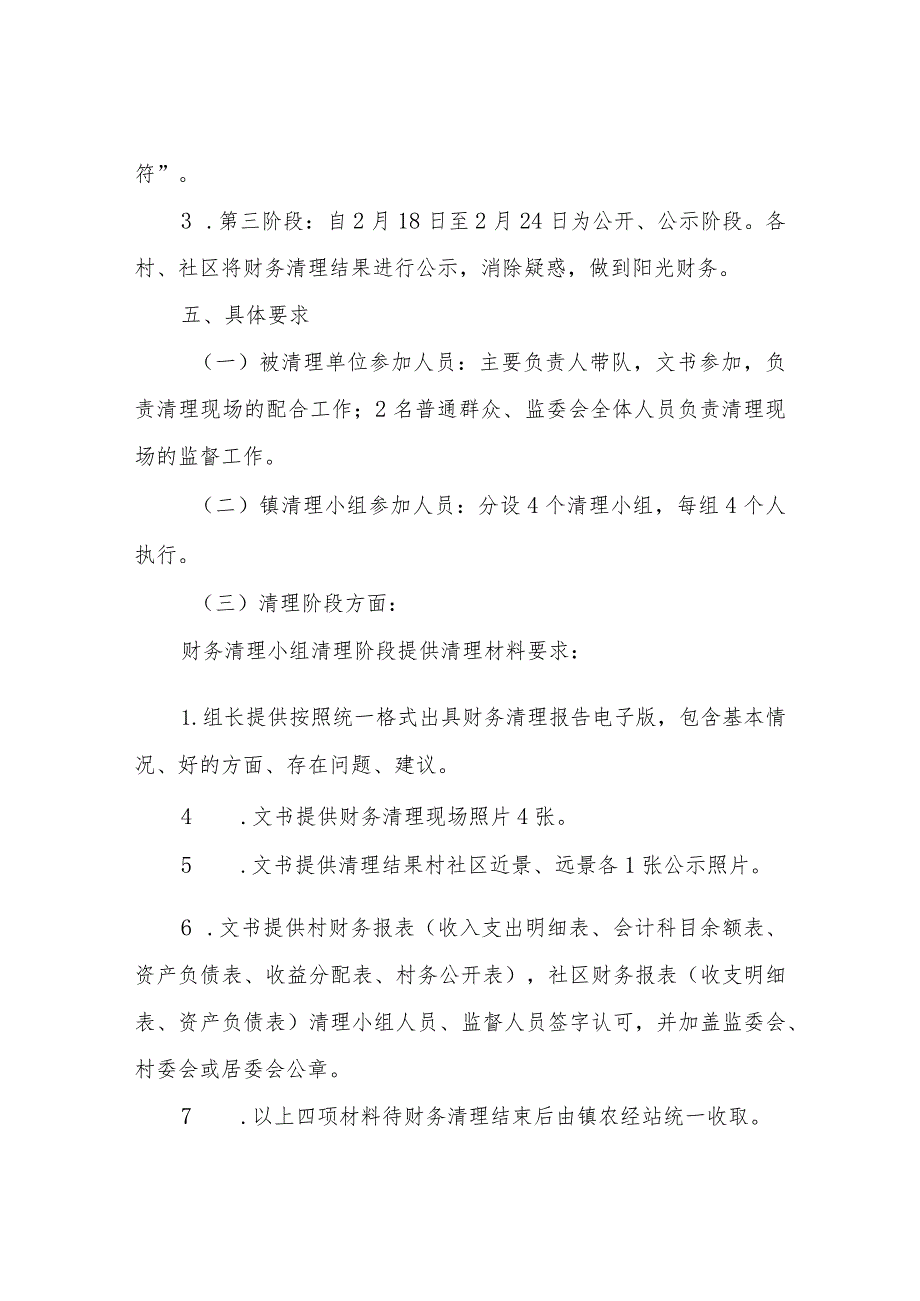 XX镇村（社区）2022年度财务清理工作实施方案.docx_第3页