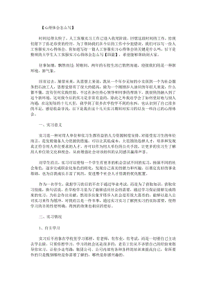 大学生人工客服实习心得体会怎么写.docx