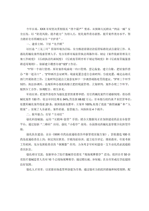 在全省药品监管工作会上交流发言：防风险强能力提升案件查办水平.docx