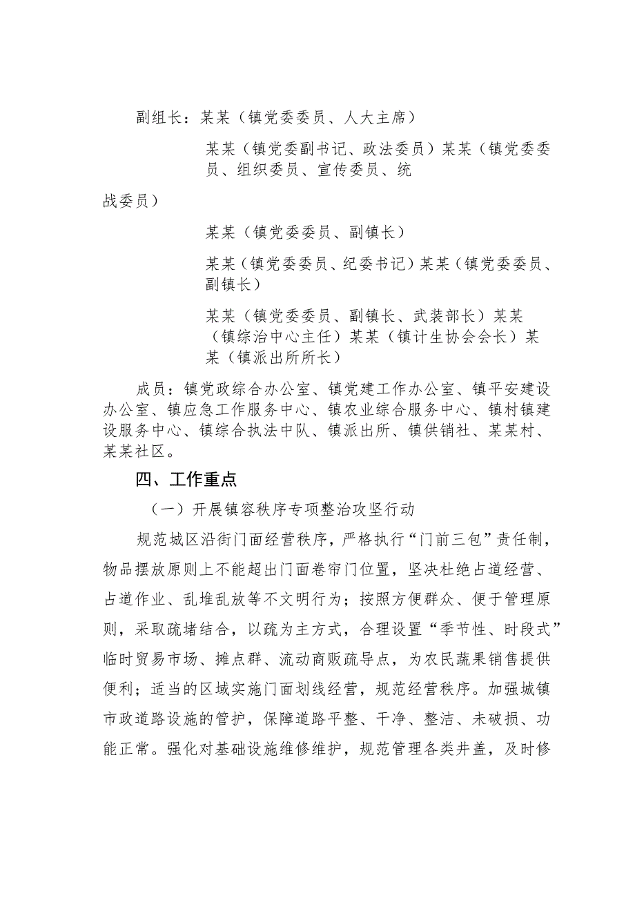 某某镇城镇精细化管理提升专项整治攻坚工作方案.docx_第2页