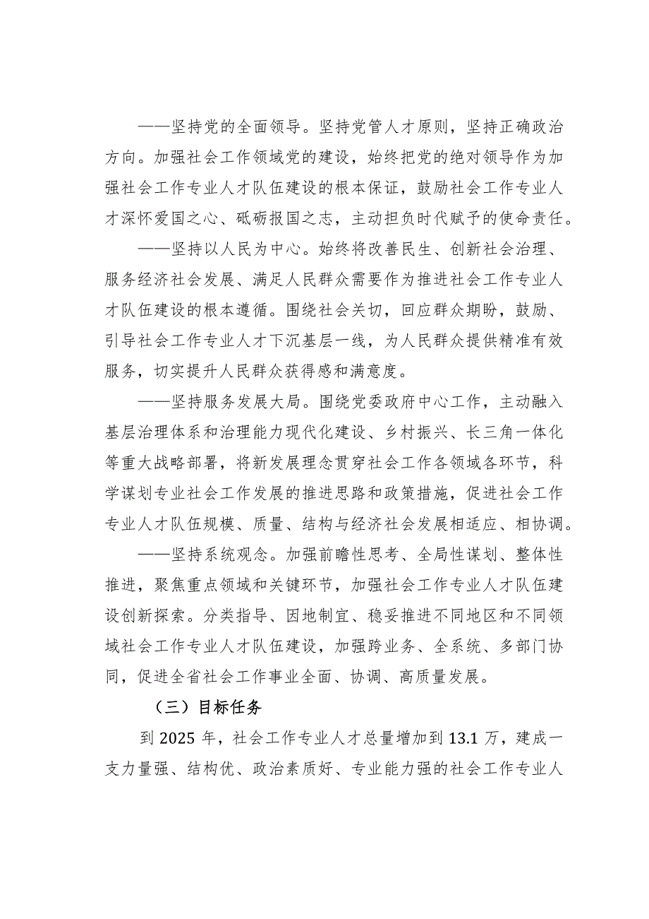 关于加强新时代社会工作专业人才队伍建设的实施意见.docx_第2页