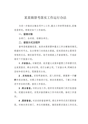 某某镇督考落实工作运行办法.docx