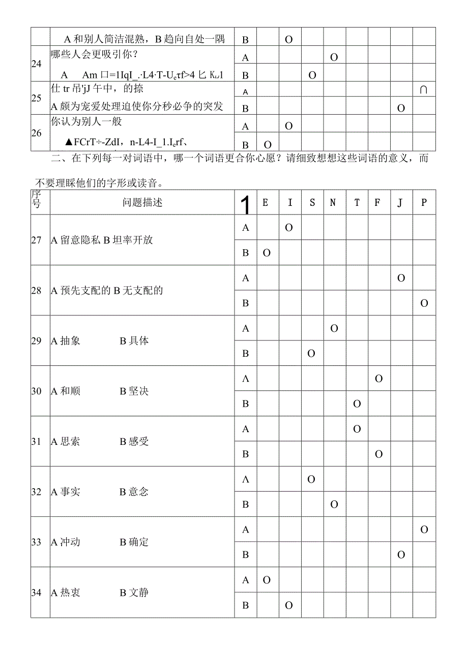 MBTI职业性格测试题(全面-含答案解释).docx_第3页