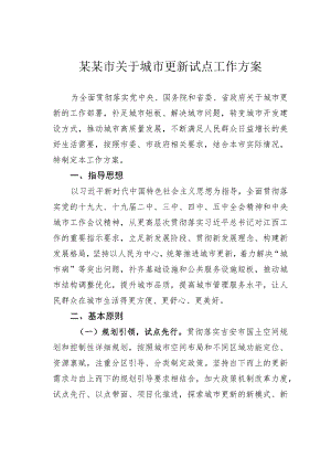 某某市关于城市更新试点工作方案.docx