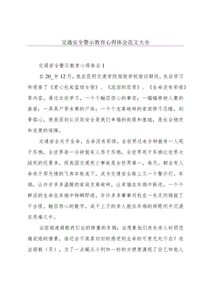 交通安全警示教育心得体会范文大全.docx