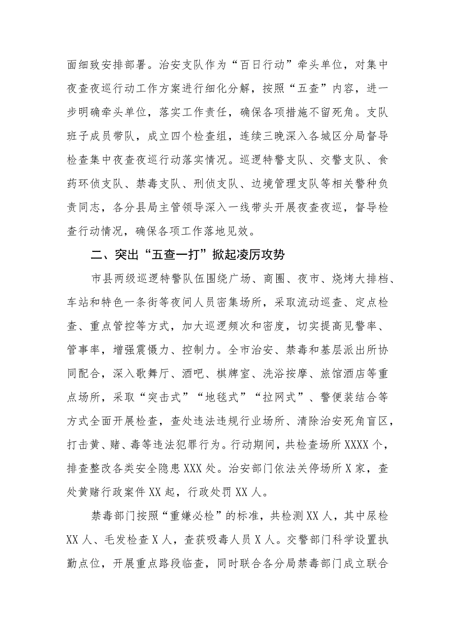 2023夏季治安打击整治“百日行动”工作总结七篇.docx_第2页