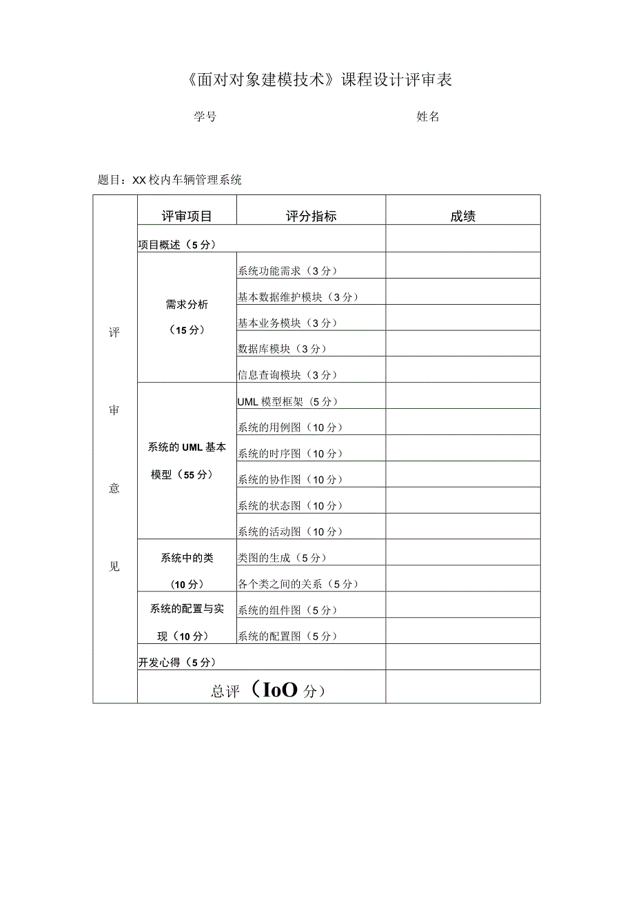 XX学校校内车辆管理系统建模作业分解.docx_第2页