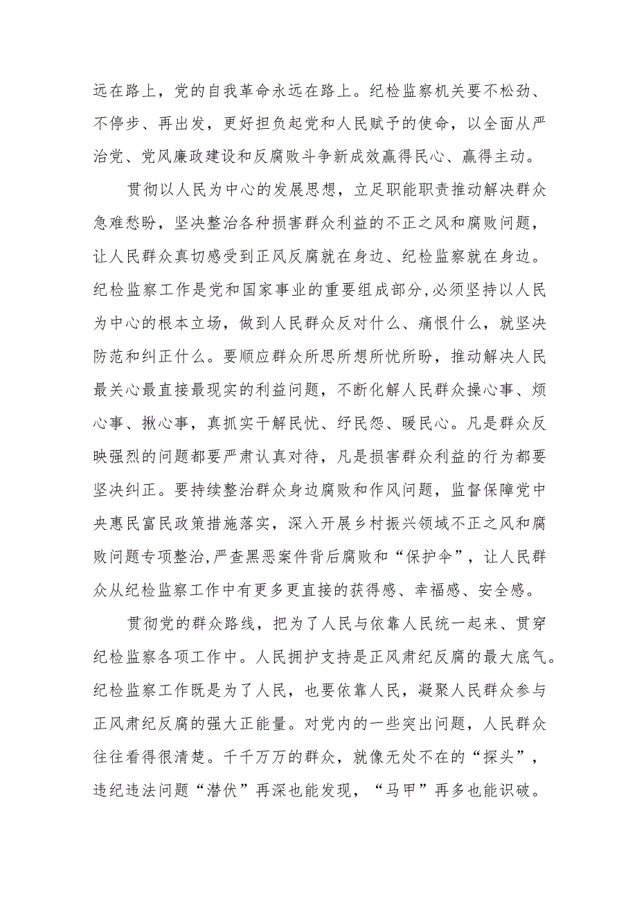 《2023年纪检监察干部队伍教育整顿》心得体会发言材料十一篇.docx_第2页