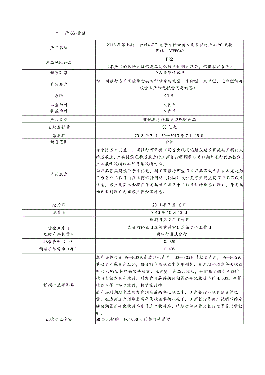 中国工商银行个人人民币理财产品说明书.docx_第3页