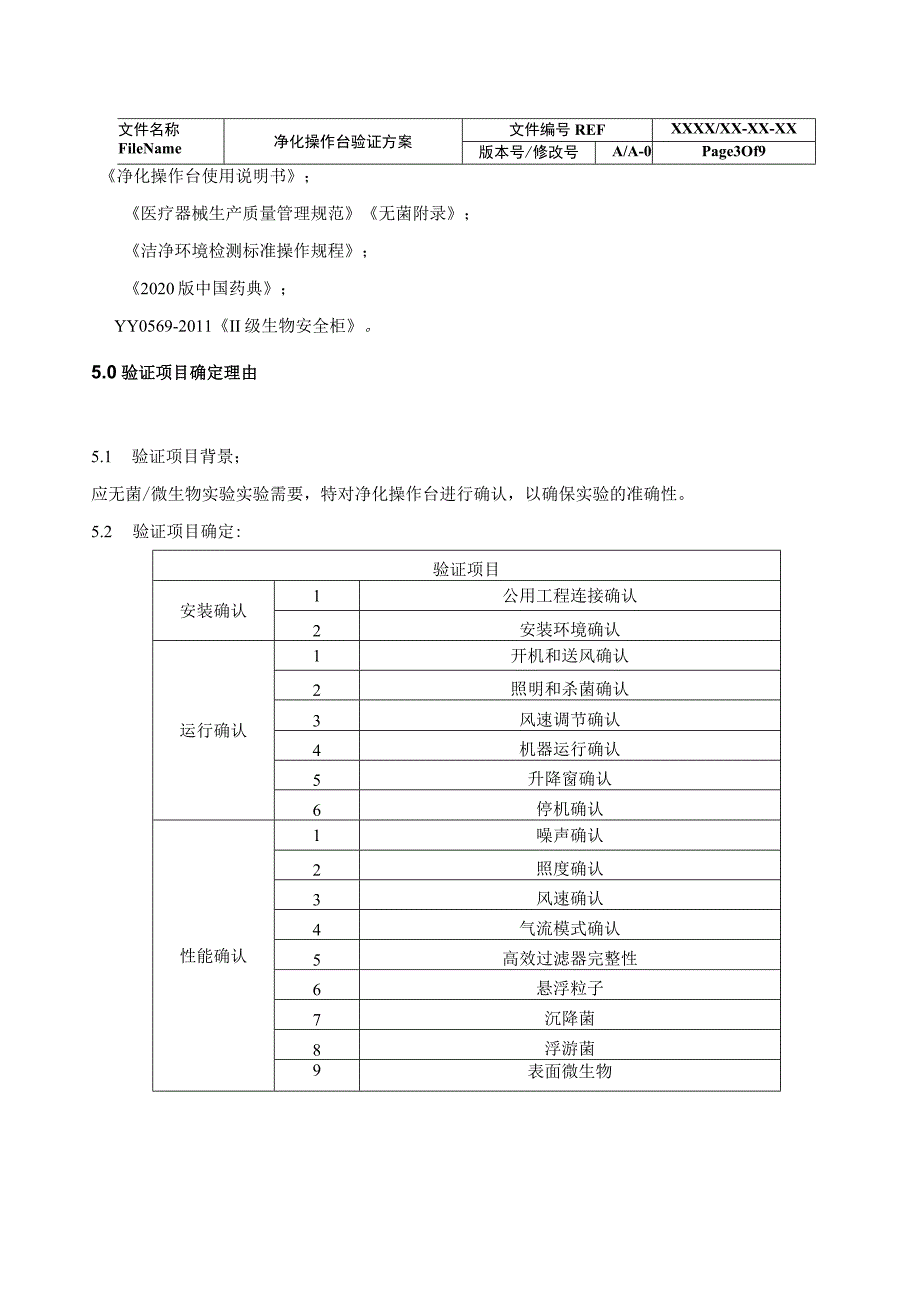 洁净工作台3Q验证方案.docx_第3页