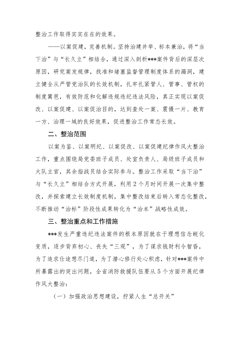 消防救援队伍开展以案为鉴、以案明纪、以案促改、以案促建警示教育纪律作风大整治工作实施方案.docx_第3页