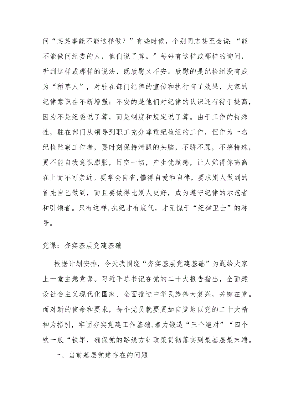 派驻纪检组长交流发言材料：把握原则技巧争当“纪律卫士”.docx_第3页