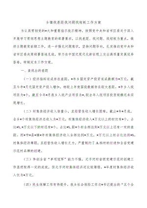 乡镇找差距找问题找短板工作方案.docx