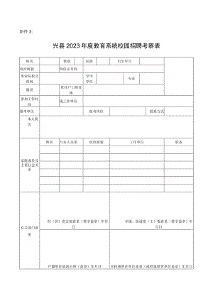 驻马店市市直学校公开招聘教师考核表.docx