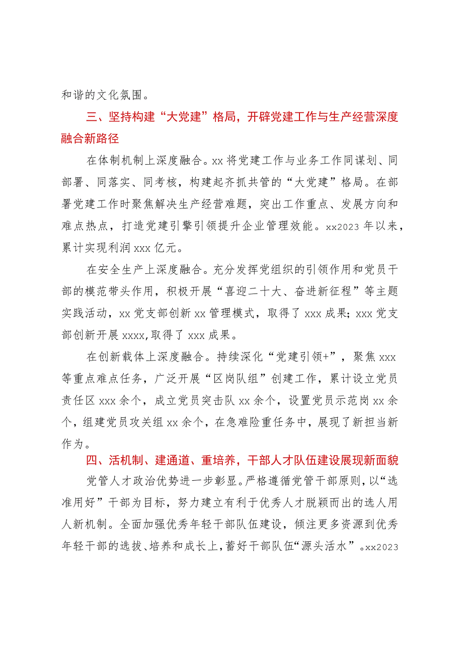 XXX公司党建工作汇报.docx_第3页