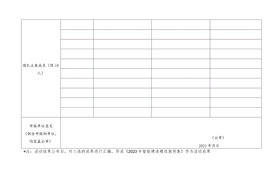 深圳市第七届2023智能建造创新应用成果交流活动申报表项目.docx_第2页