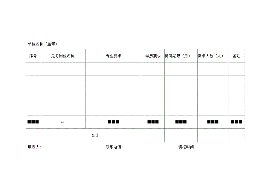 榆林市横山区就业见习单位申报表.docx_第2页