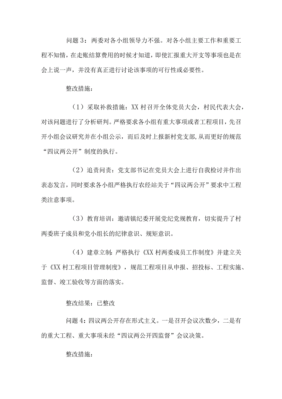 村支部委员会关于巡察整改情况的报告.docx_第3页