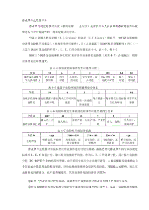 作业条件危险性评价根据.docx