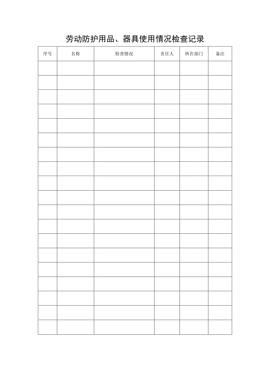 急救用品防护用品安全检查表.docx_第2页